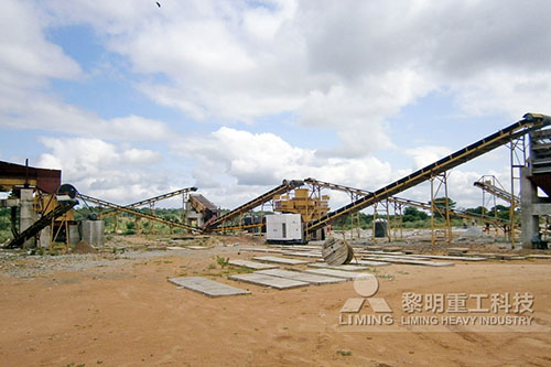 碎石生產線現場